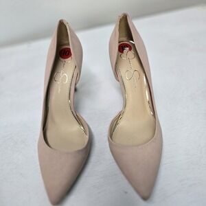 Jessica Simpson Lovvey high heel Elko Nubuck women's shoes sz 10